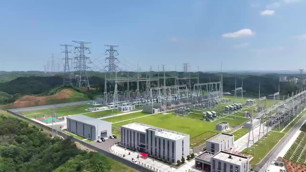 构建新型电力系统 特高压潇湘站开展数字化巡检