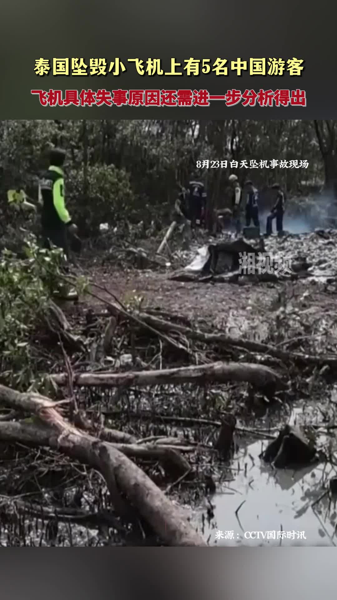 泰國墜毀小飛機(jī)上有5名中國游客 飛機(jī)具體失事原因還需進(jìn)一步分析