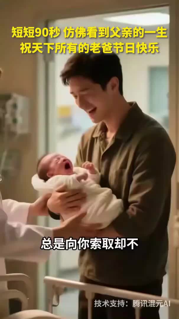 向平凡而伟大的父亲致敬！短短90秒，仿佛看到父亲的一生