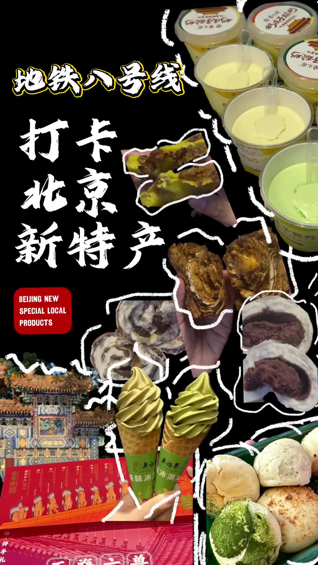跟著八號(hào)線打卡北京“新特產(chǎn)”，get北京新潮美味！