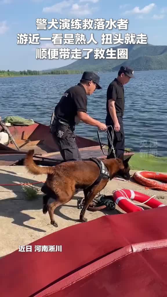警犬演練救