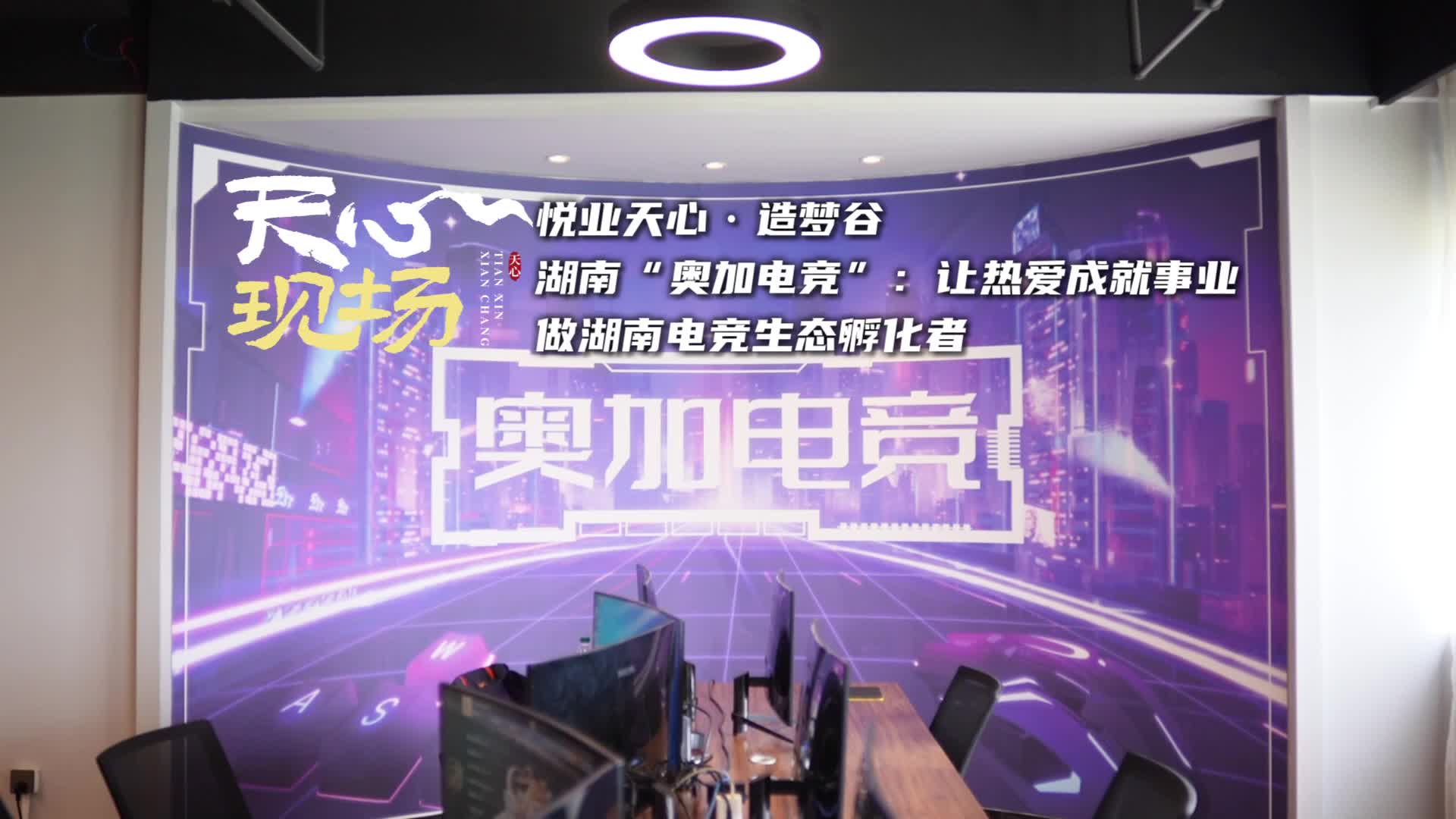 天心現(xiàn)場?丨湖南“奧加電競”：讓熱愛成就事業(yè)