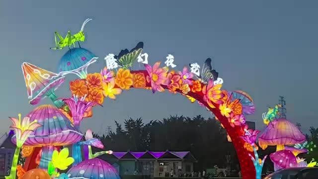 世界花卉大觀園“蘑”幻夜花園夜游上線