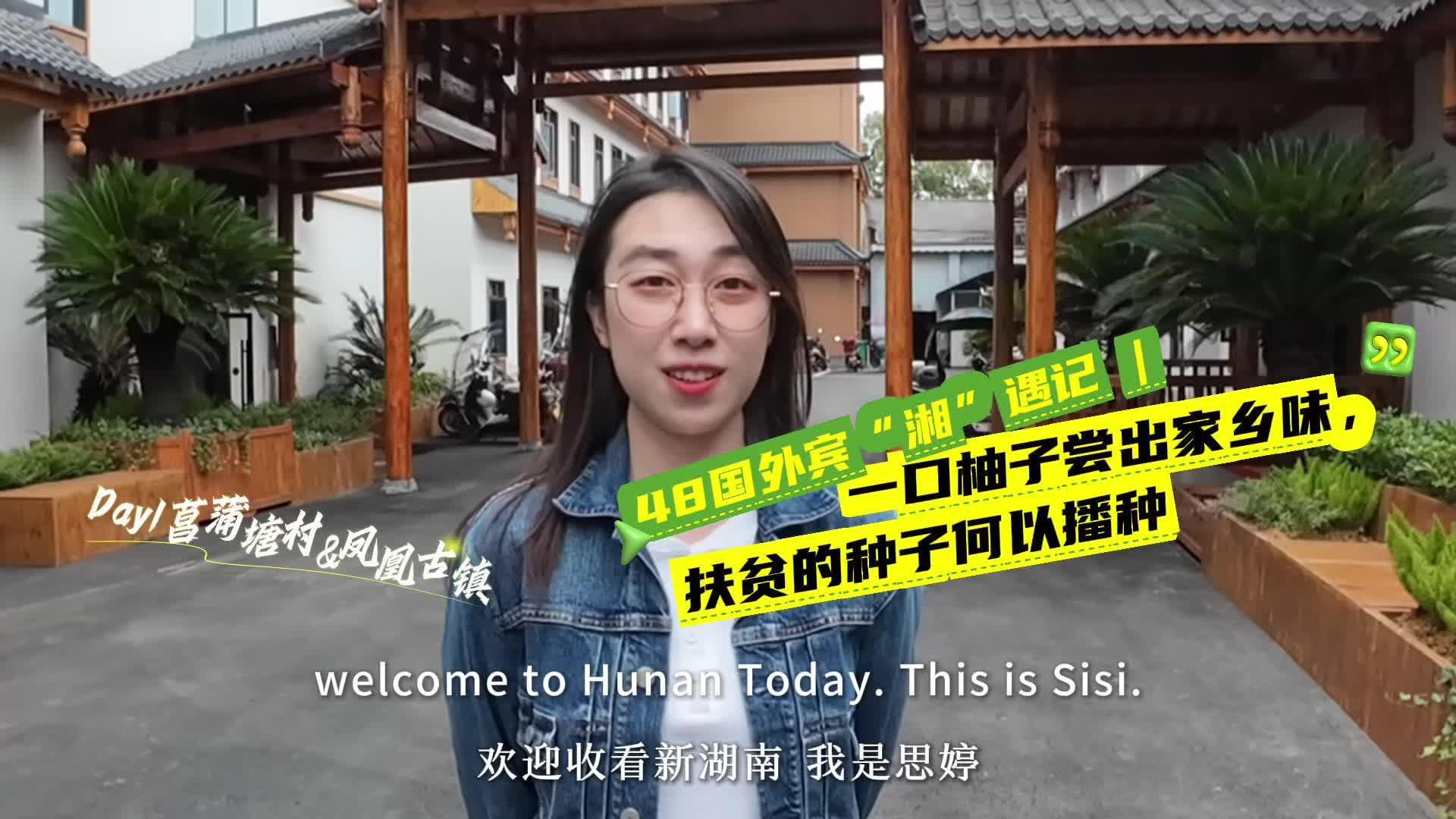 48国外宾“湘”遇记 | 一口柚子尝出家乡味，扶贫的种子何以播种