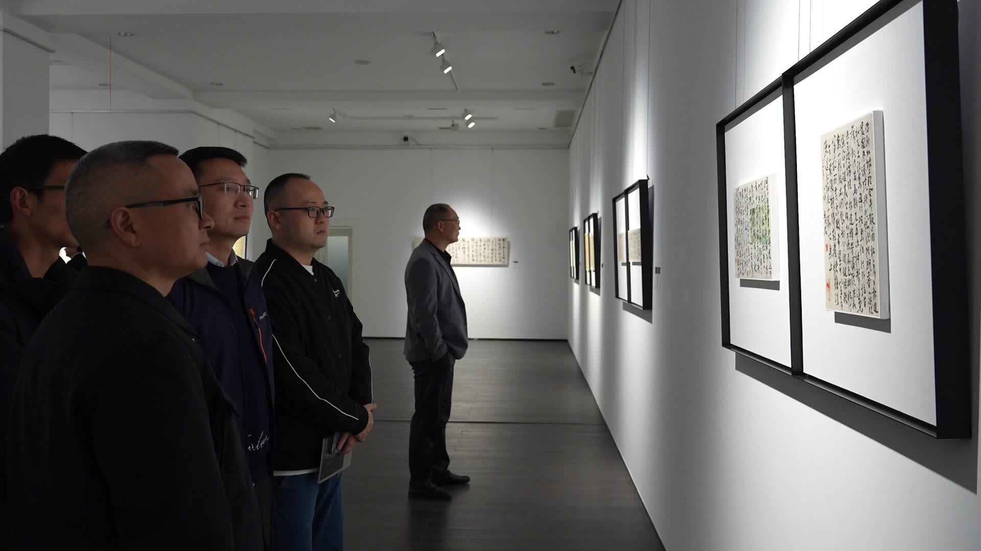 “素处以墨——郭宏忠书法作品展”长沙启幕