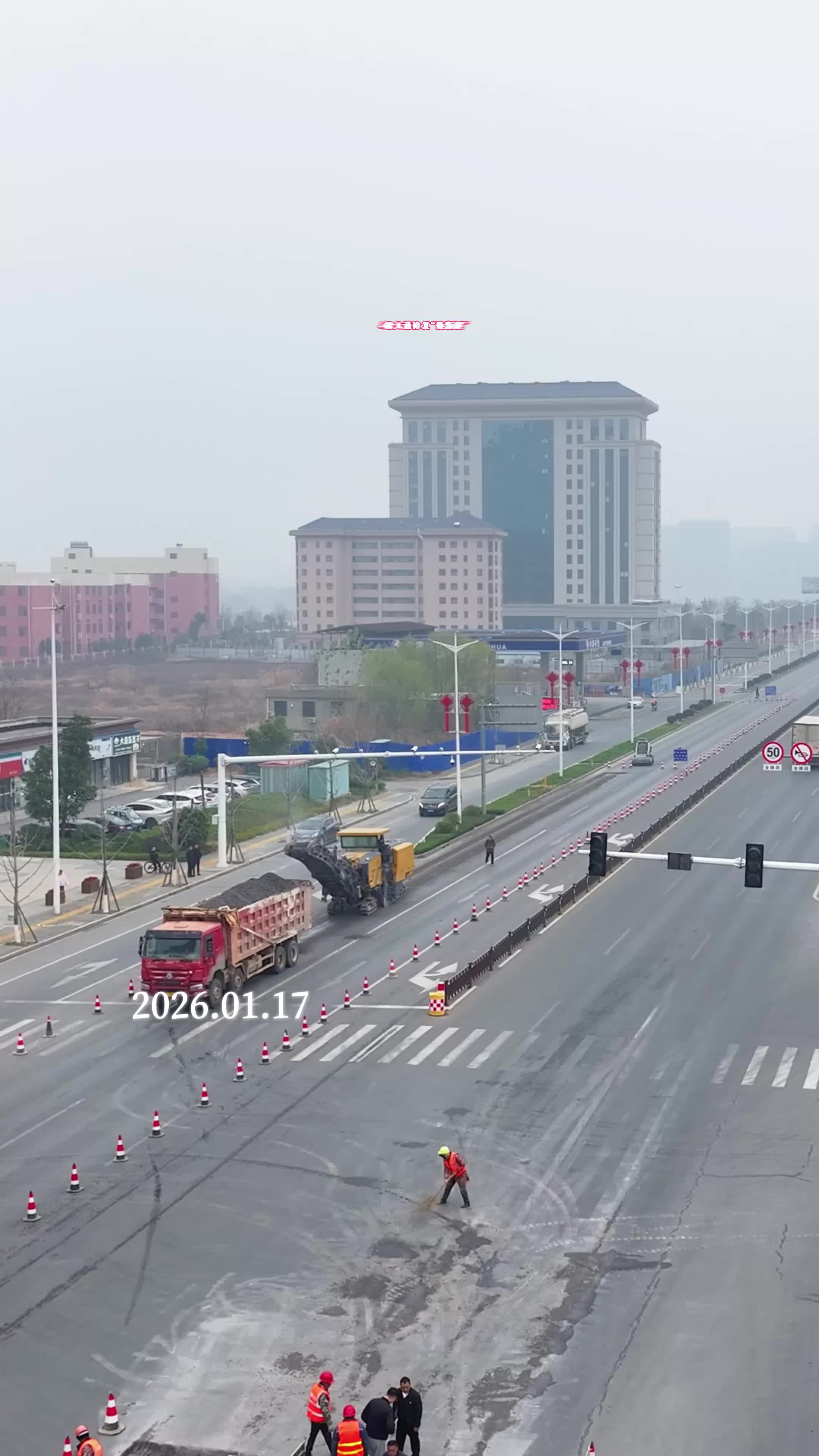 两天时间，全部完工！岳阳县4条大道修复“焕新颜”