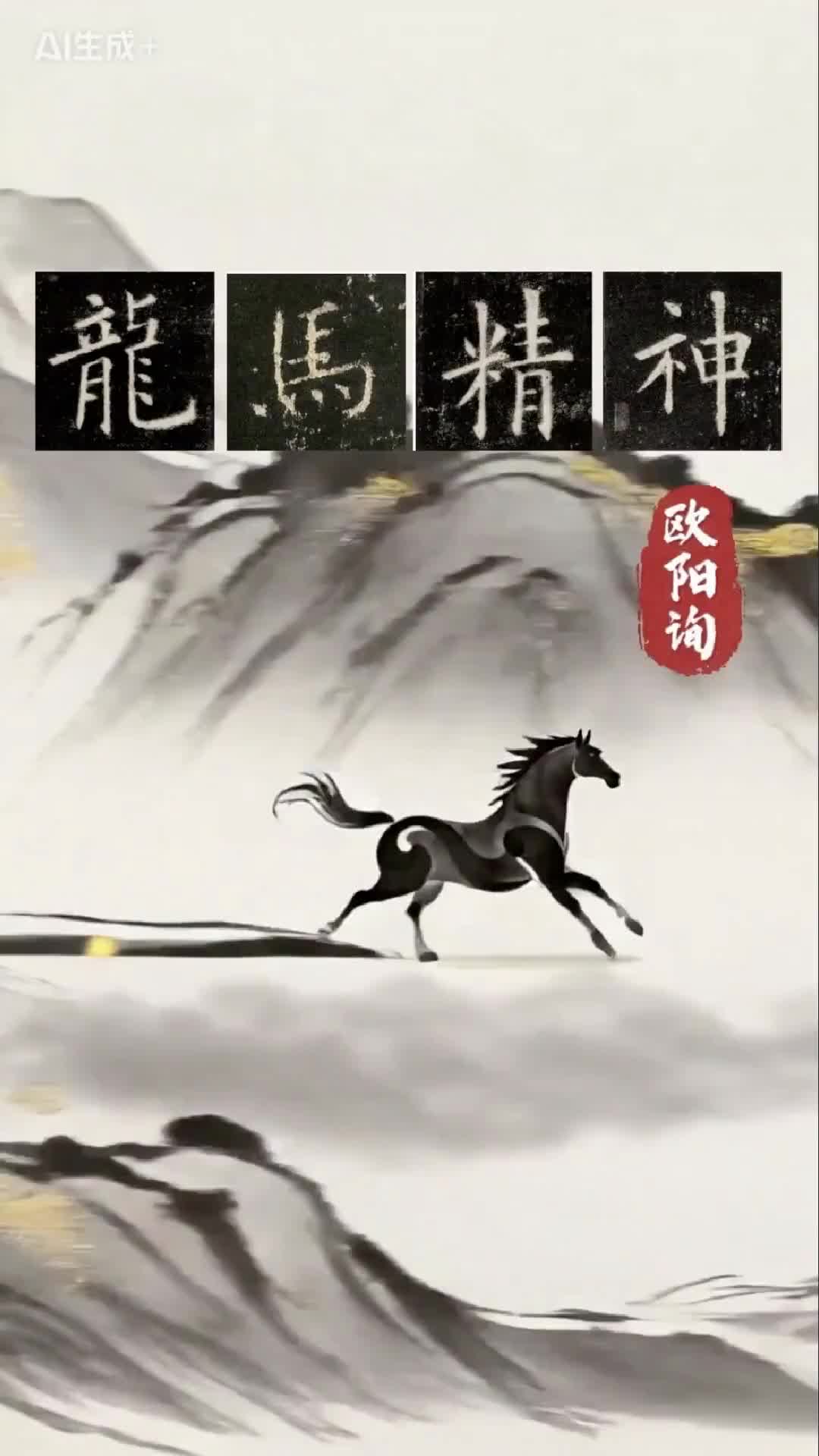 王羲之、颜真卿、欧阳询、苏轼、赵孟頫，给你写好马年祝福了！