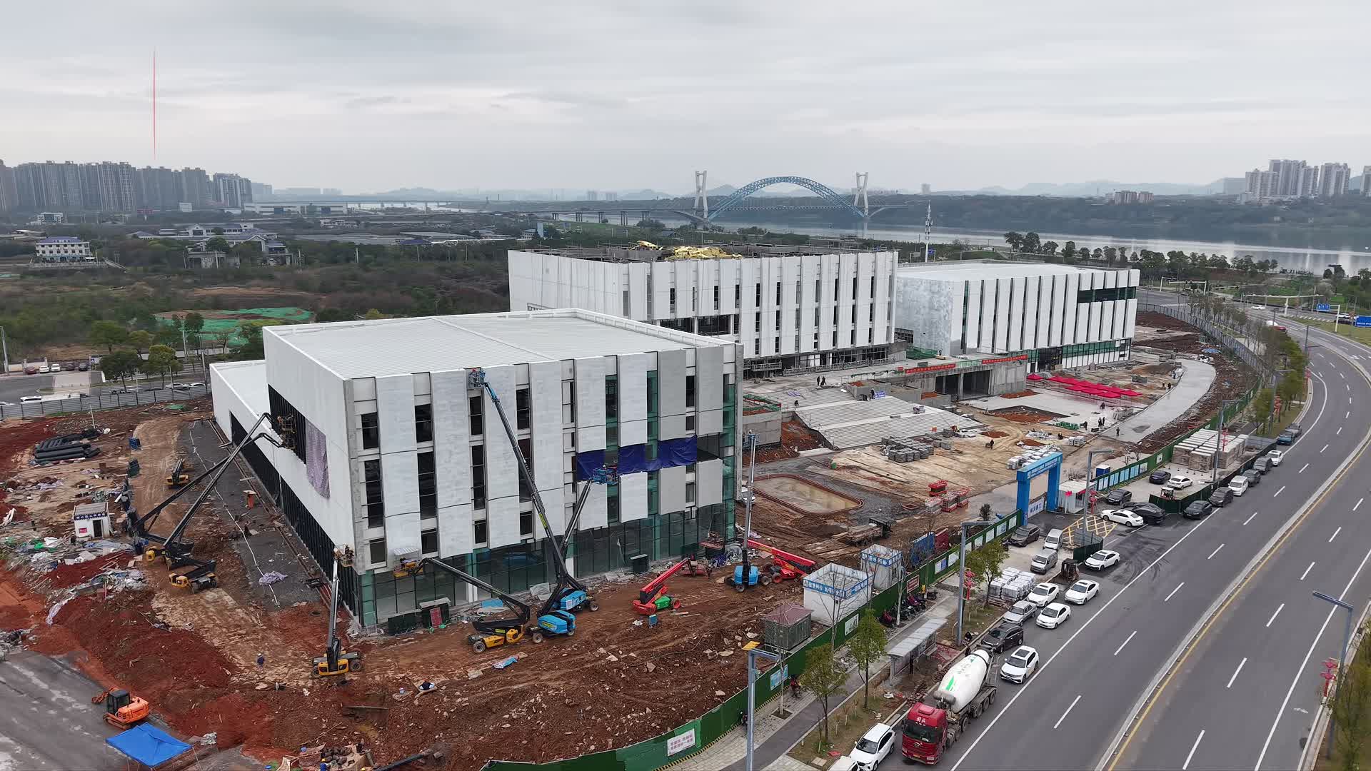 湘潭市工人文化宫施工提速