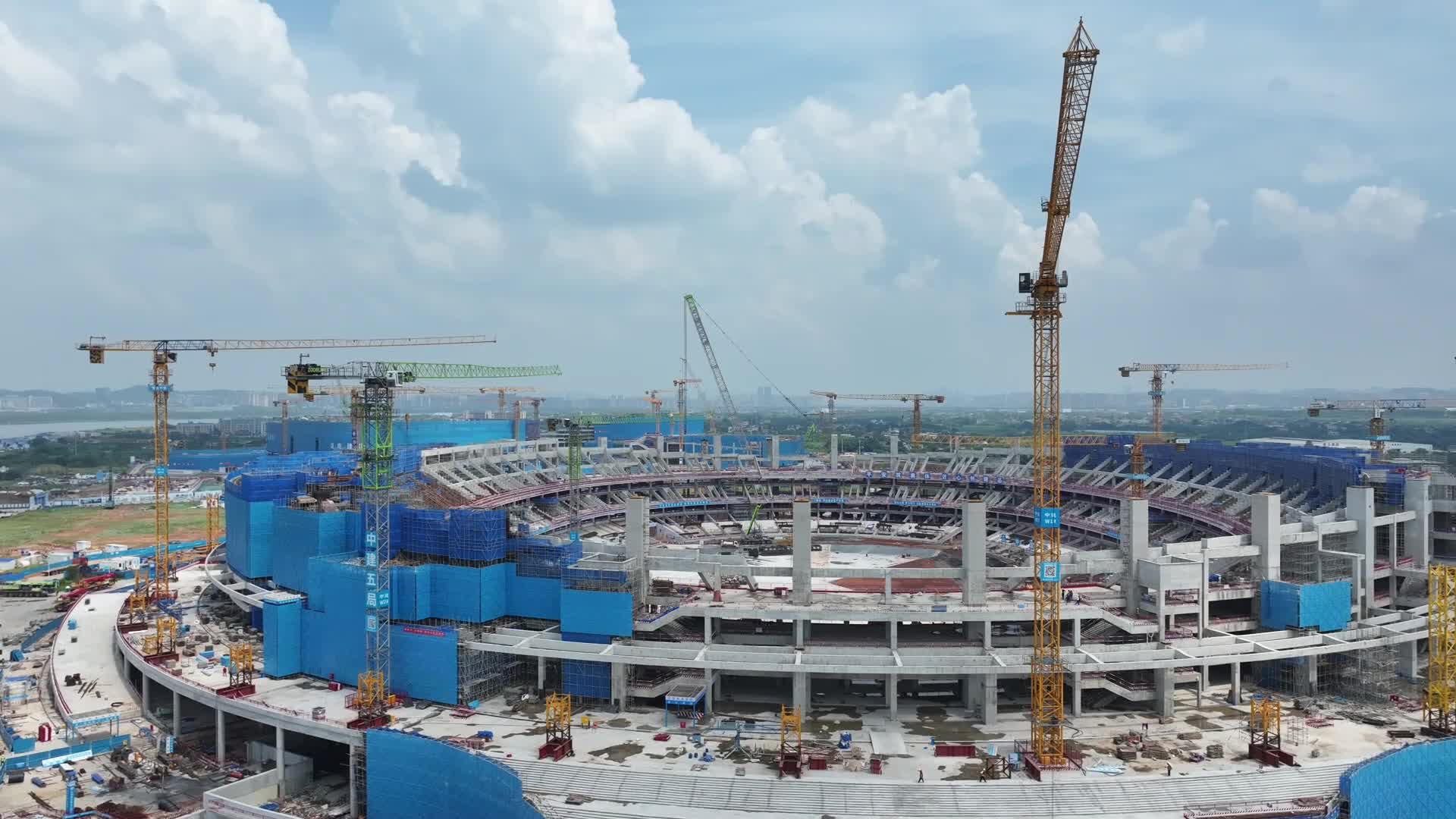 工地用上AI三件套！长沙奥体探索智能建造