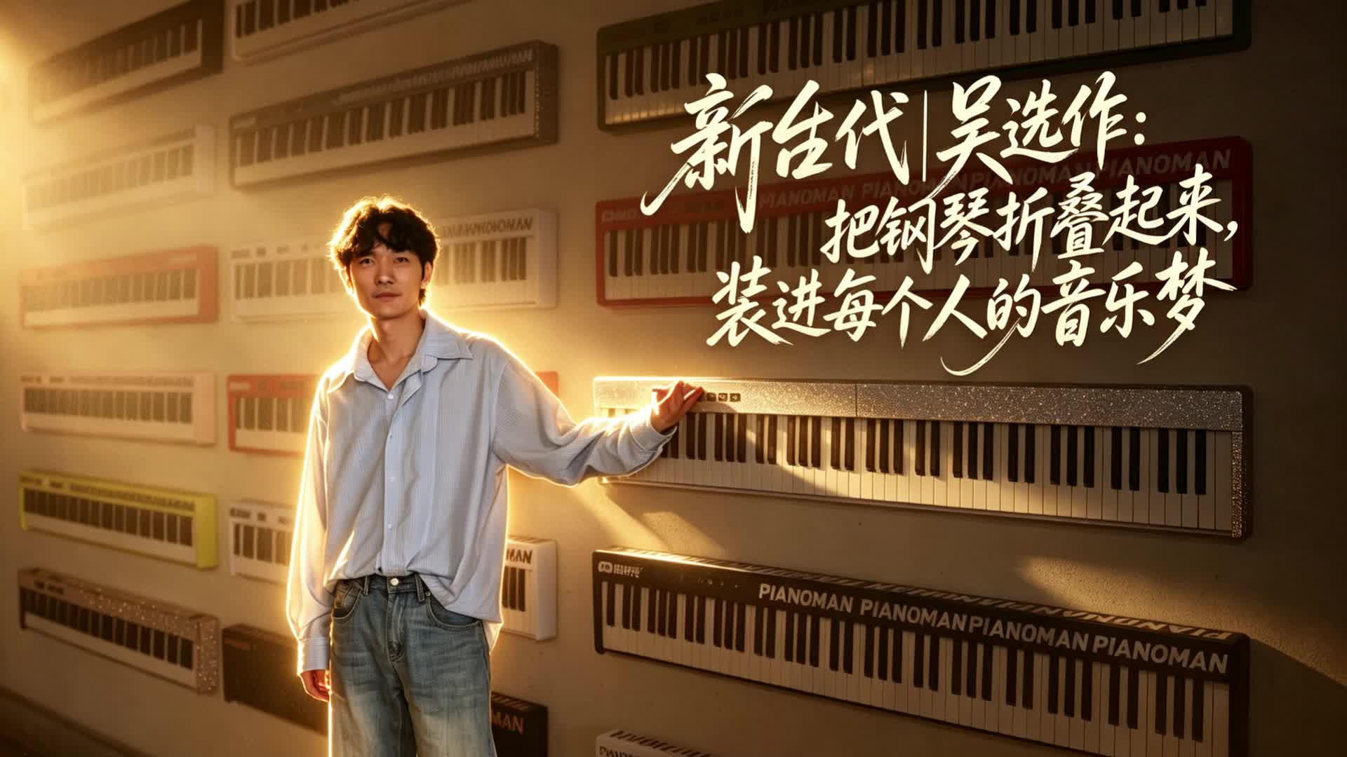 “钢琴侠”吴选作：把折叠钢琴装进背包，把音乐还给普通人