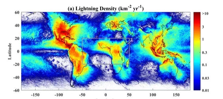 闪电也分布不均最新研究揭示海上雷暴比陆地上少的秘密
