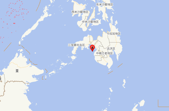 菲律宾棉兰老岛附近发生6.1级左右地震