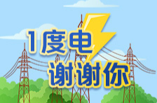 长图丨1度电，谢谢你！