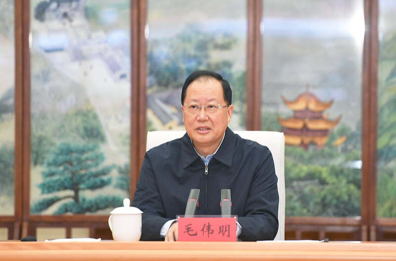 毛伟明：强化政治担当 压实“四保”责任 以实际行动迎接党的二十大胜利召开