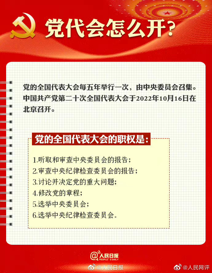 二十大召开在即，9图带你了解党代会