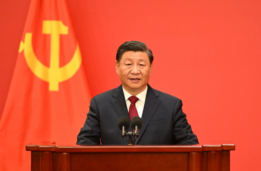二十届中共中央政治局常委同中外记者见面 习近平发表重要讲话