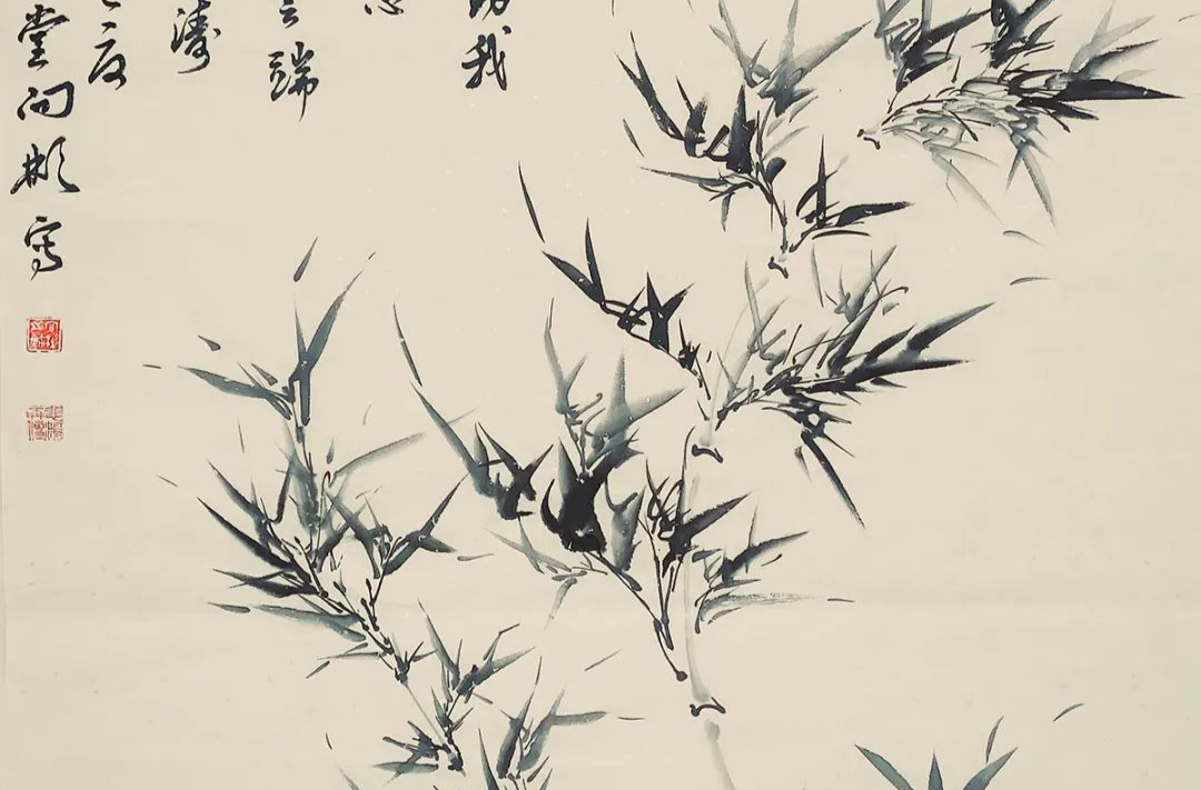 向彬：墨兰图·此兰心中养