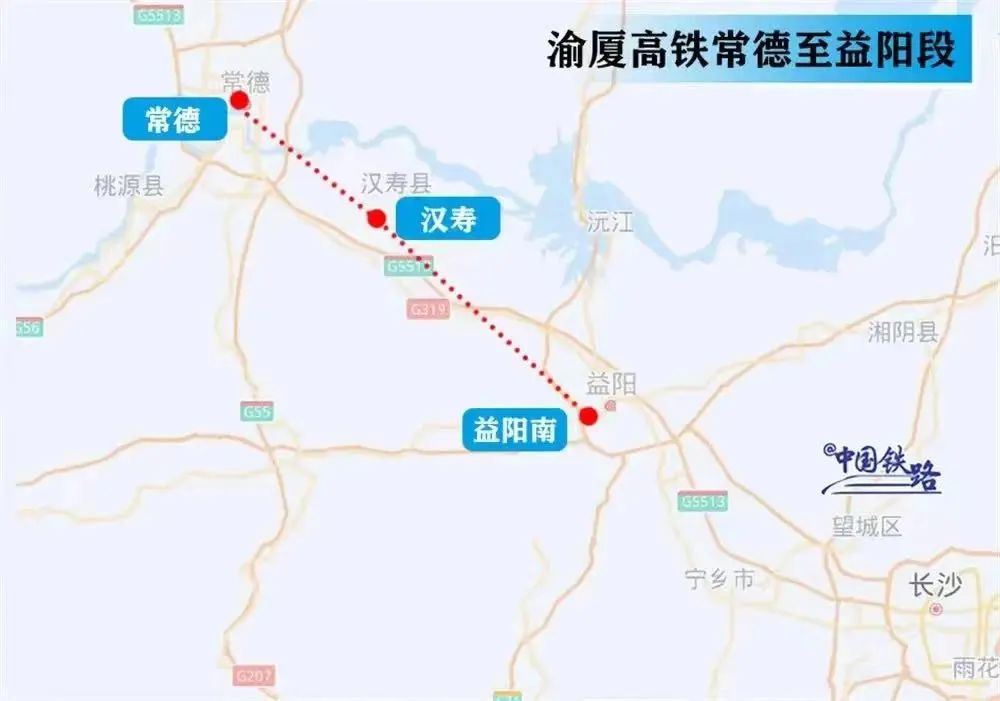 常德四条高铁线路图图片