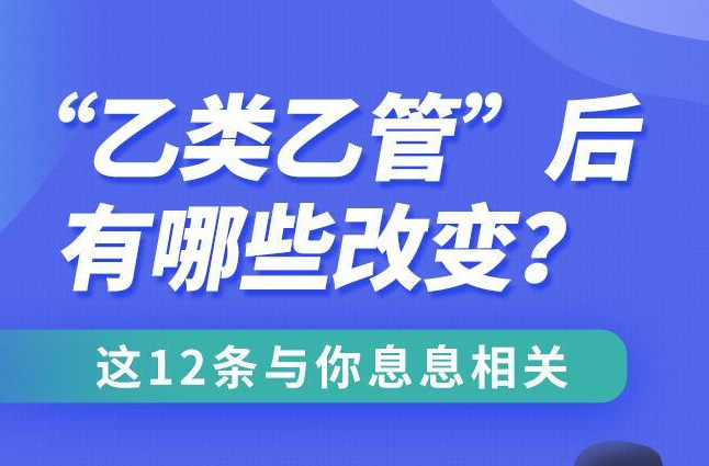 “乙类乙管”后有哪些改变？这12条与你息息相关