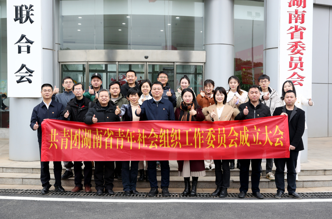 湖南省青年社会组织团工委正式成立