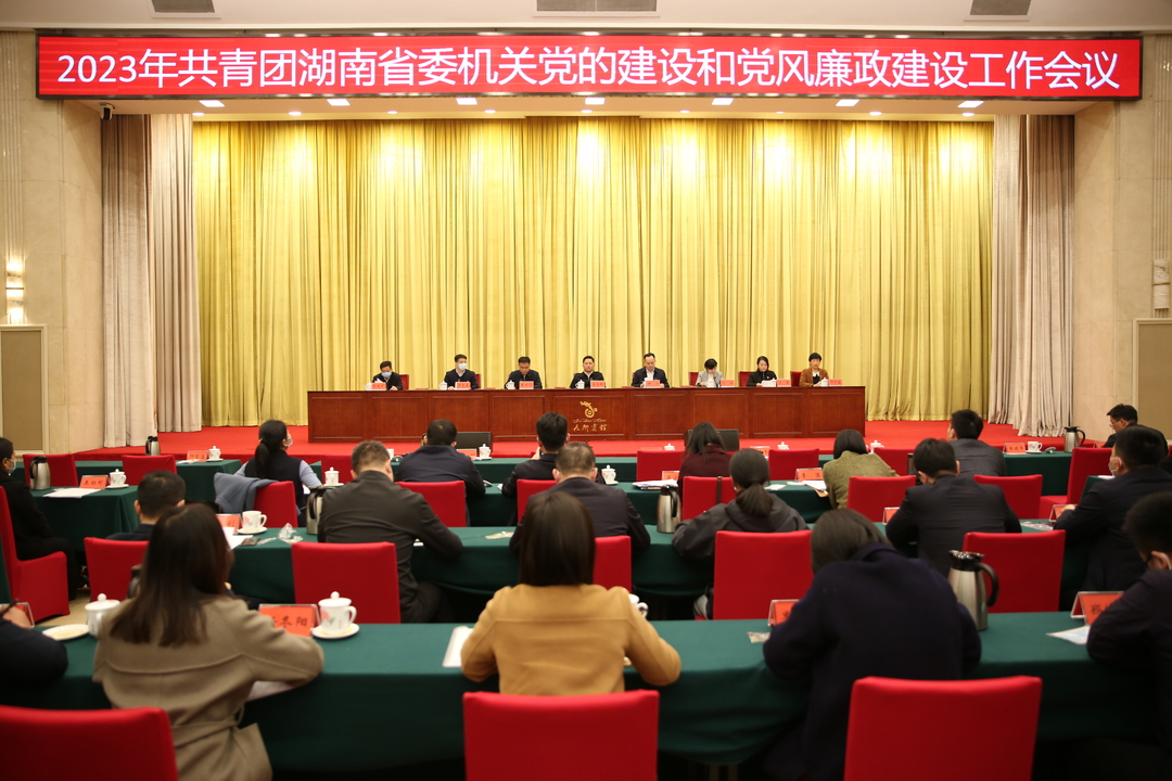 团省委召开2023年机关党的建设和党风廉政建设工作会议