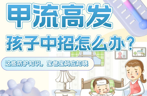 长图|甲流高发，孩子中招怎么办？这些防护知识，宝爸宝妈应知晓