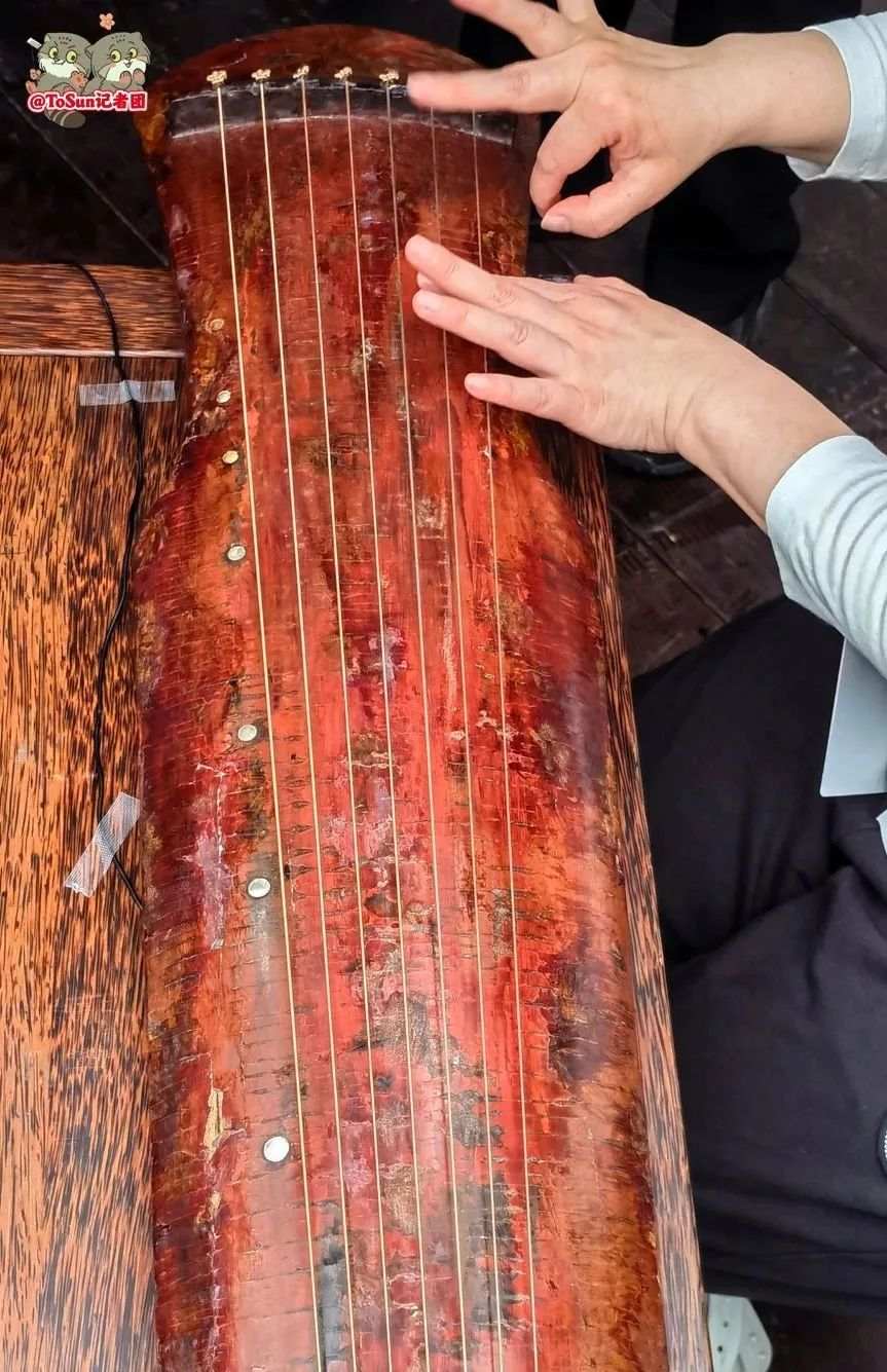 時代物　古琴 「九霄環佩」七弦琴 古美術　骨董品 传世唐琴“九霄环佩”