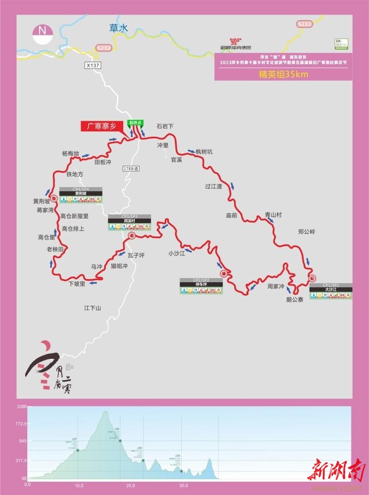 奔跑湘东"最美赛道",湘赣边广寒寨轻越野赛即将开跑 - 全民健身 - 新