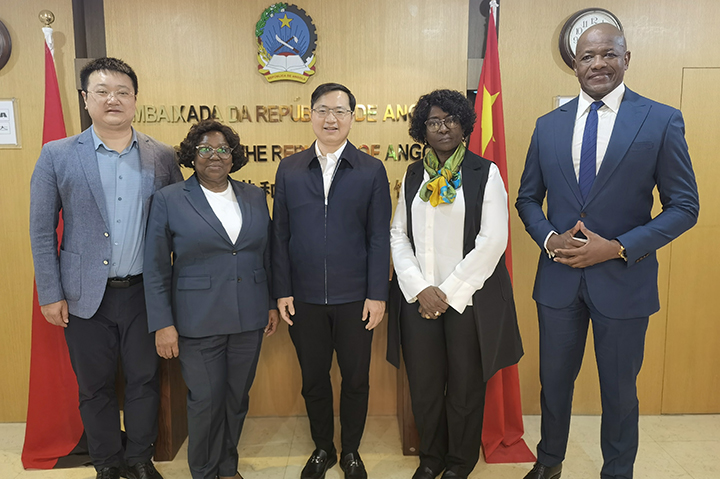 常德市人民政府副市长谭丁率团拜访安哥拉,博茨瓦纳驻华大使馆-新湖南