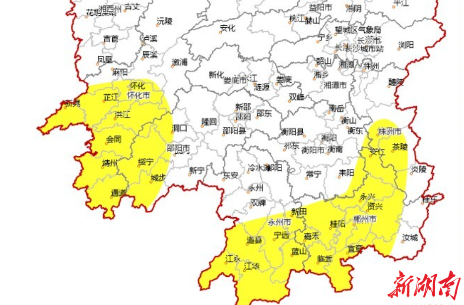 大雾黄色预警！湖南这些地方要注意