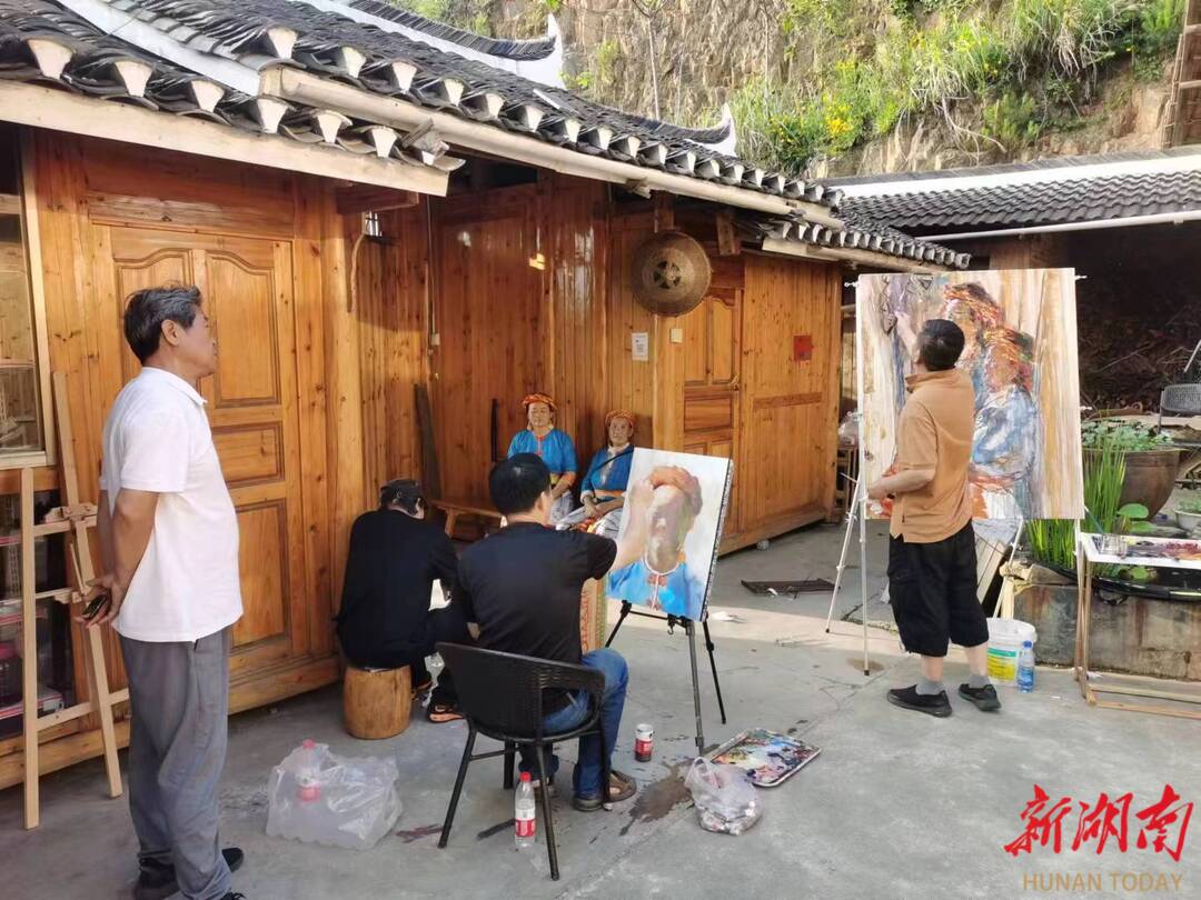 邵阳市美术馆组织全国各地知名画家来邵写生_邵阳头条网