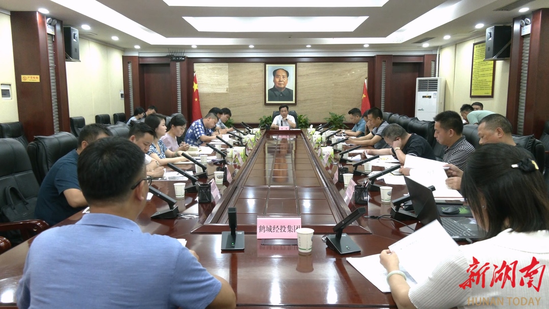 鹤城区召开城东北片区开发项目专题调度会
