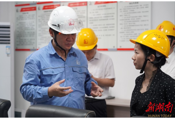 陈李晖 曾果果)5日,云溪区委副书记,区长蒋春艳深入企业调度高新区