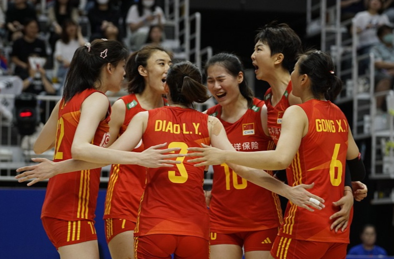 中国女排获得2023世界女排联赛亚军