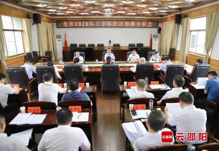 邵阳市召开上半年经济形势分析会_邵阳头条网