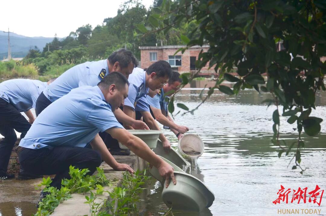 炎陵檢察：增殖放流 共護水域生態(tài)