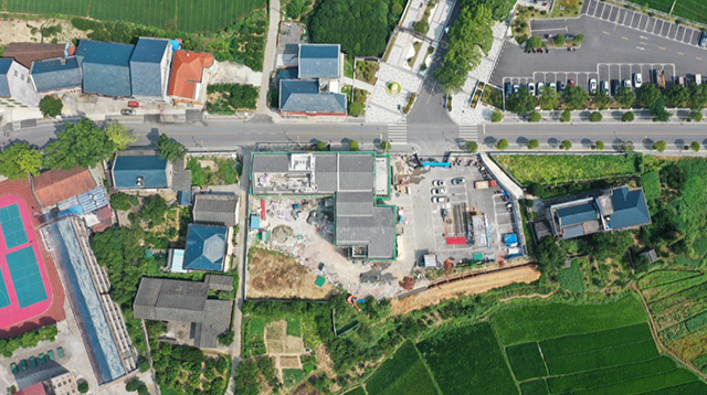 “进度条”即将拉满！洪江市安江农校游客服务中心项目预计8月中旬完工