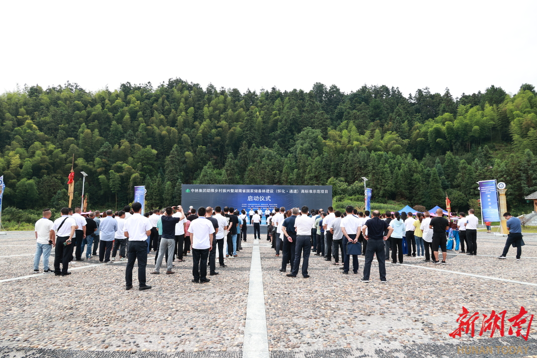 中林集团助推乡村振兴暨湖南省国家储备林建设（怀化·通道）高标准示范项目启动