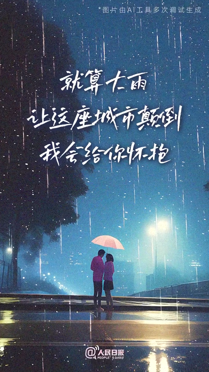转给你爱的人！我们用AI把歌词做成关于爱的海报