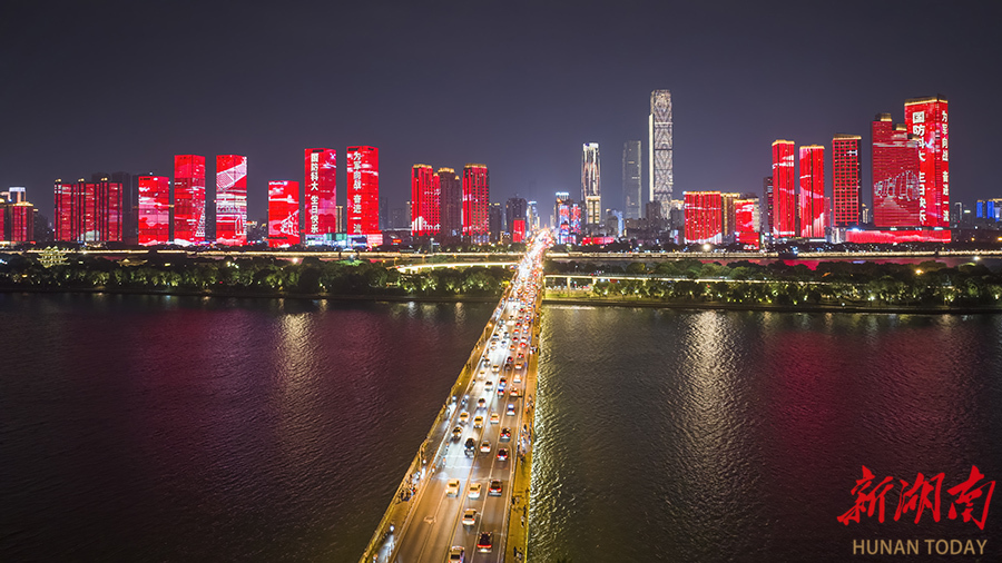 国防科技大学夜景图片