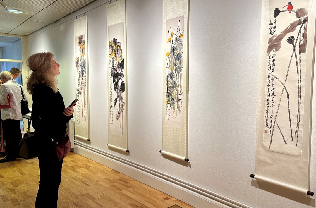齐白石艺术中秋特展在瑞典斯德哥尔摩举办