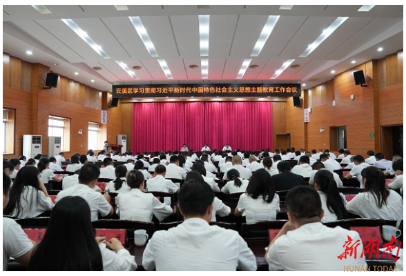 云溪区召开学习贯彻习近平新时代中国特色社会主义思想主题教育工作会议