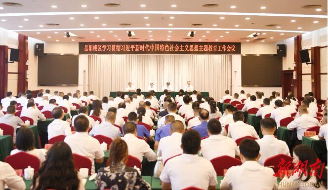 岳阳楼区召开学习贯彻习近平新时代中国特色社会主义思想主题教育工作会议