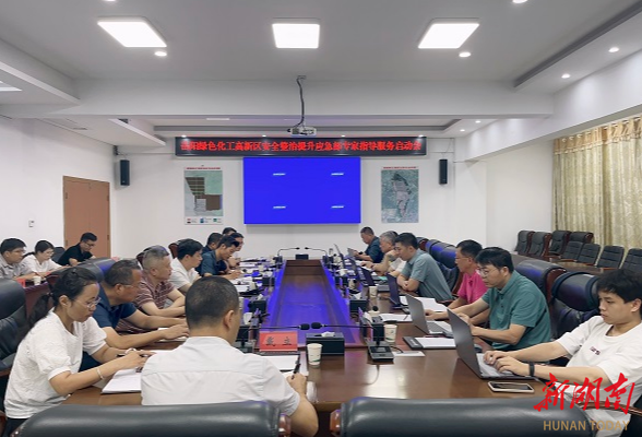 岳阳绿色化工高新区安全整治提升应急部专家指导服务启动会召开