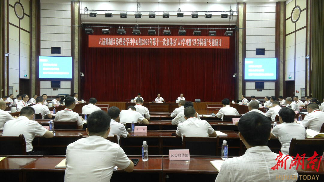 六届鹤城区委理论学习中心组举行2023年第十一次集体（扩大）学习暨“以学铸魂”专题研讨会