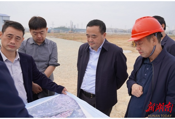 刘正仁调研高新区公用工程及配套建设项目