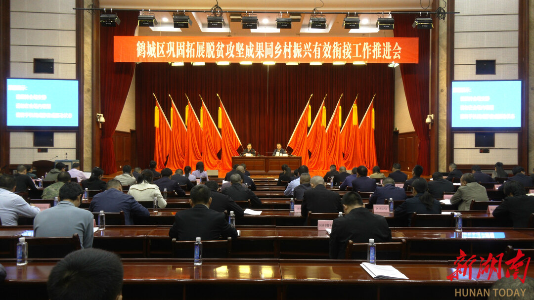 鹤城区召开巩固拓展脱贫攻坚成果同乡村振兴有效衔接工作推进会
