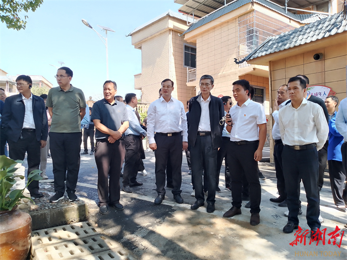 全省农村人居环境整治提升暨和美乡村建设湘南片区现场推进会走进道县