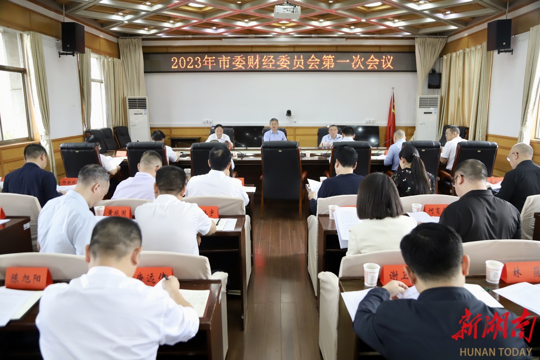 严华主持召开2023年市委财经委员会第一次会议_邵阳头条网