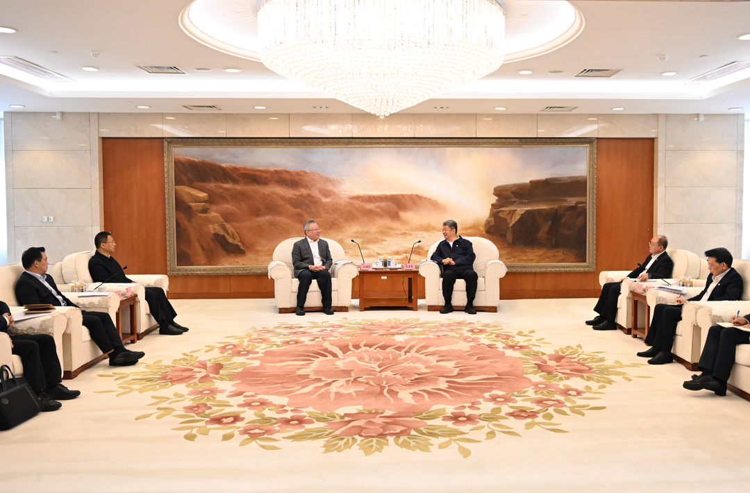 沈晓明在京拜访中国石化：深化互利合作 共促高质量发展